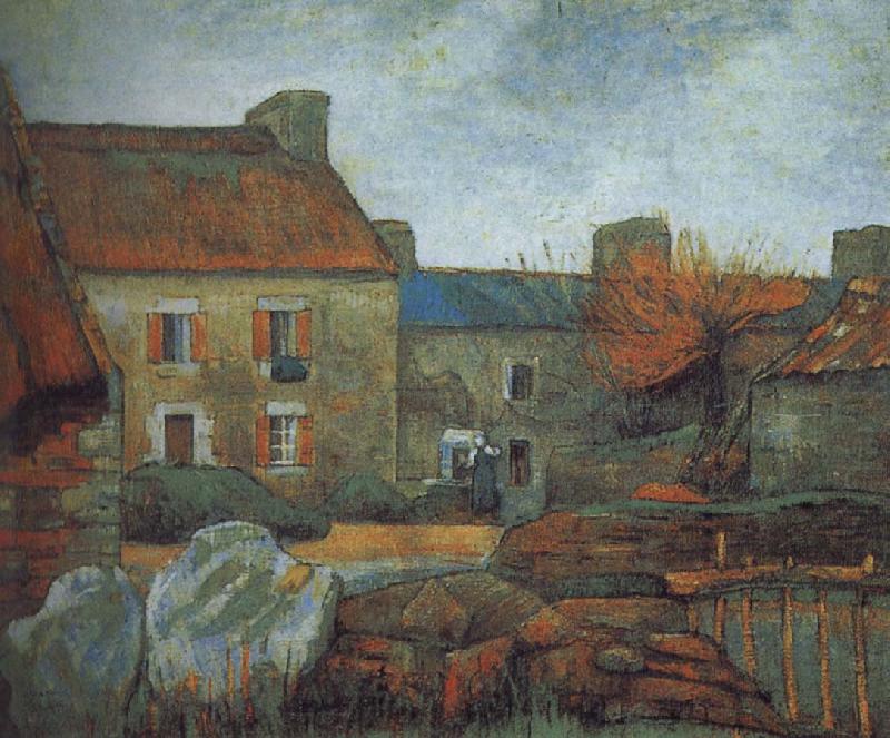 Paul Gauguin Poore farmhouse china oil painting image